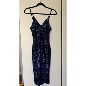 Navy blue dress